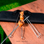 Zestaw Narzędzi do Grilla 10 elementów – Stal Nierdzewna z Etui BBQ
