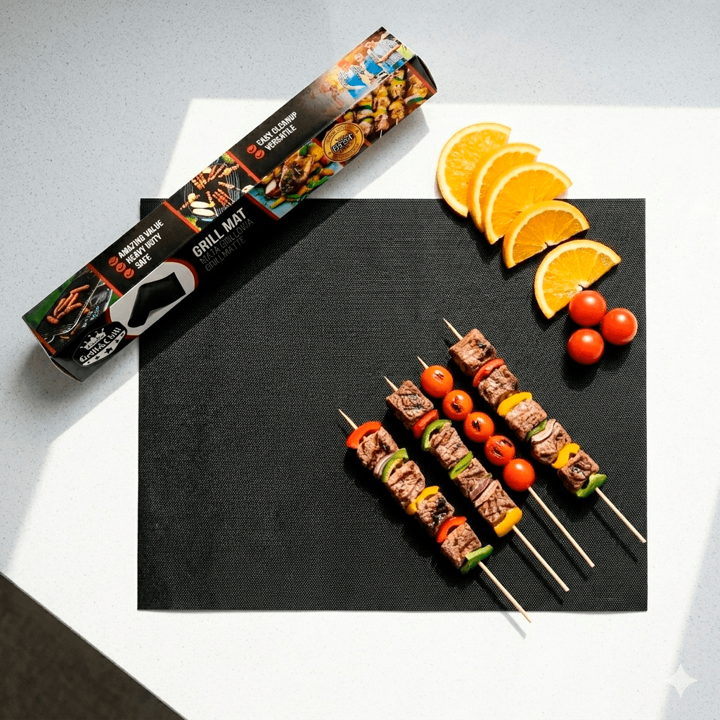 Maty Teflonowe do Grilla i Piekarnika 40x30 cm – Zestaw 3 sztuk BBQ - ognistygrill